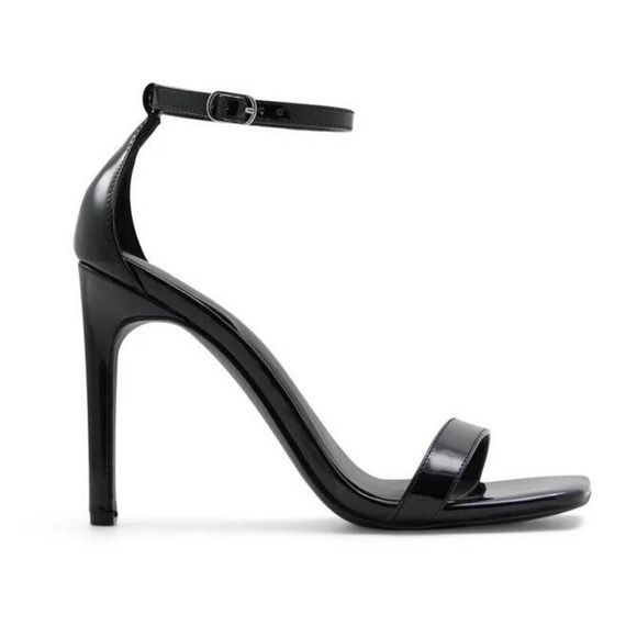 CALL IT SPRING • Black Katsia High Heels Strappy Sandals Shoes - Picture 8 of 11
